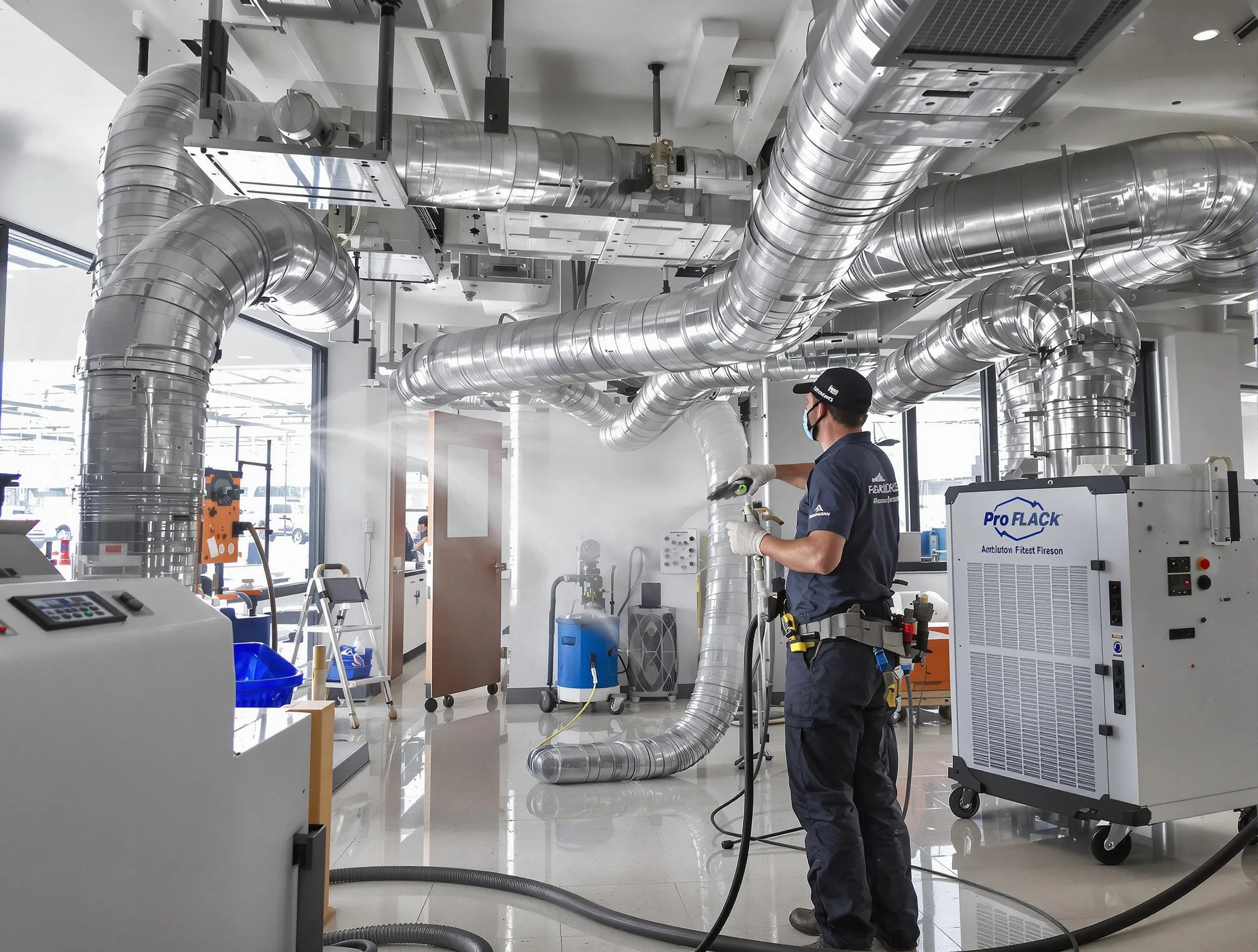 Negative Pressure Air Duct Cleaning in Salem