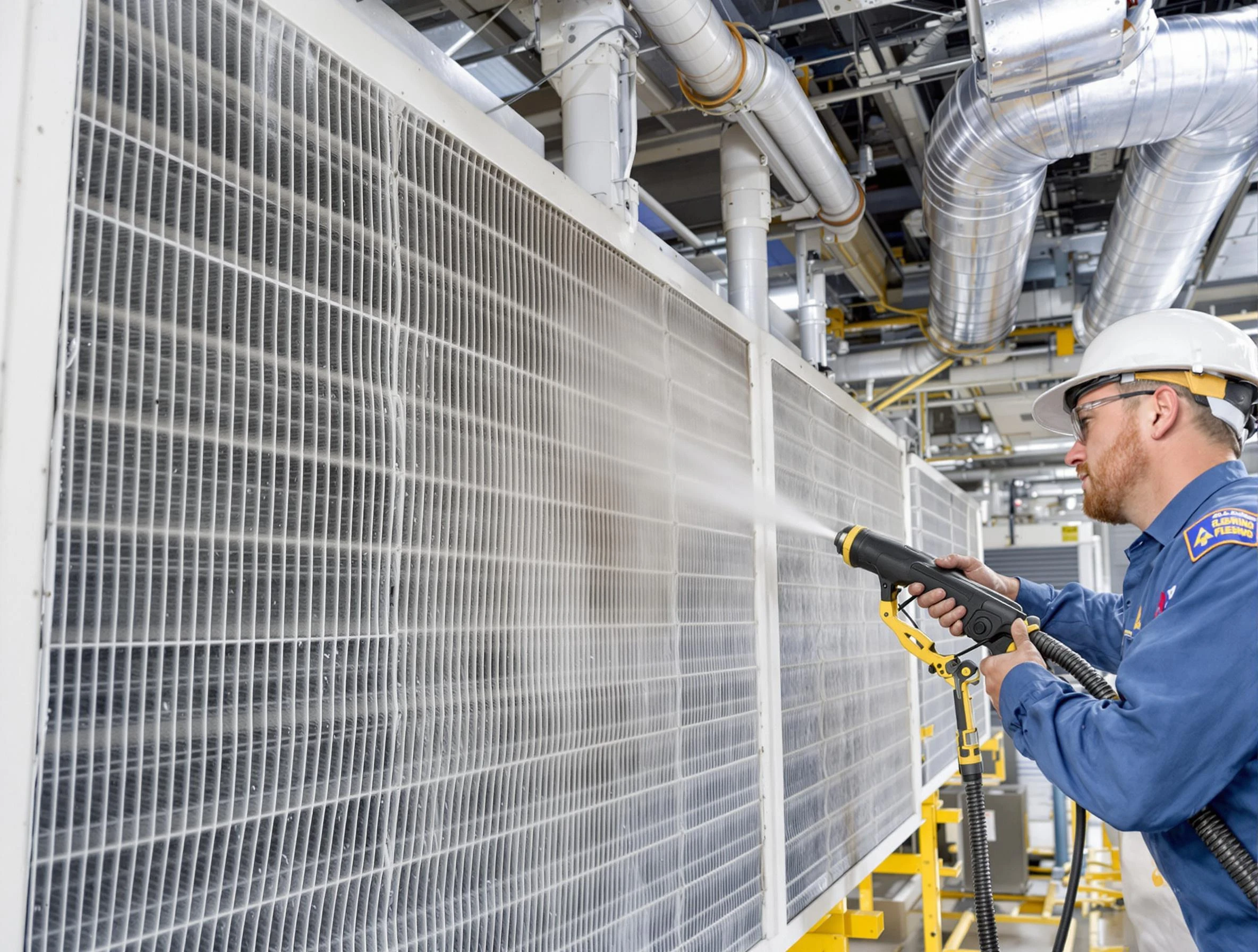 Professional commercial coil cleaning by Salem Air Duct Cleaning in Salem