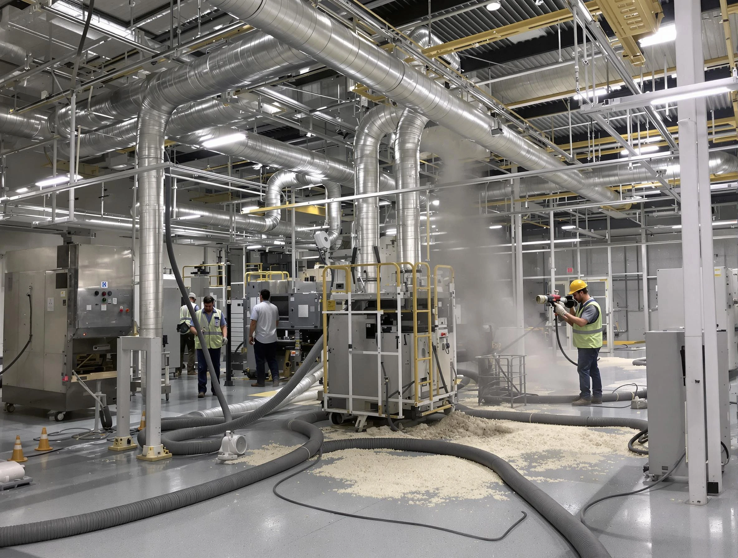 Heavy-duty industrial duct cleaning by Salem Air Duct Cleaning in Salem